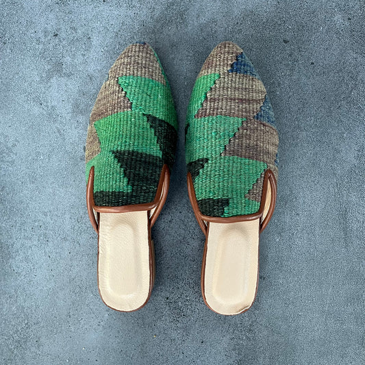 Babucha kelim 41 verde