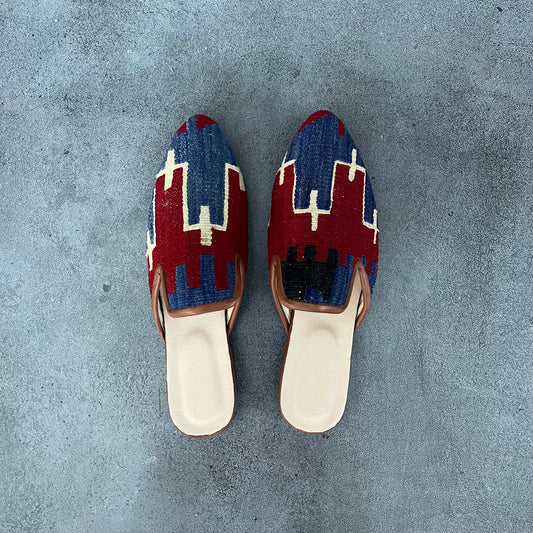 Babucha kelim 41 rojo azul