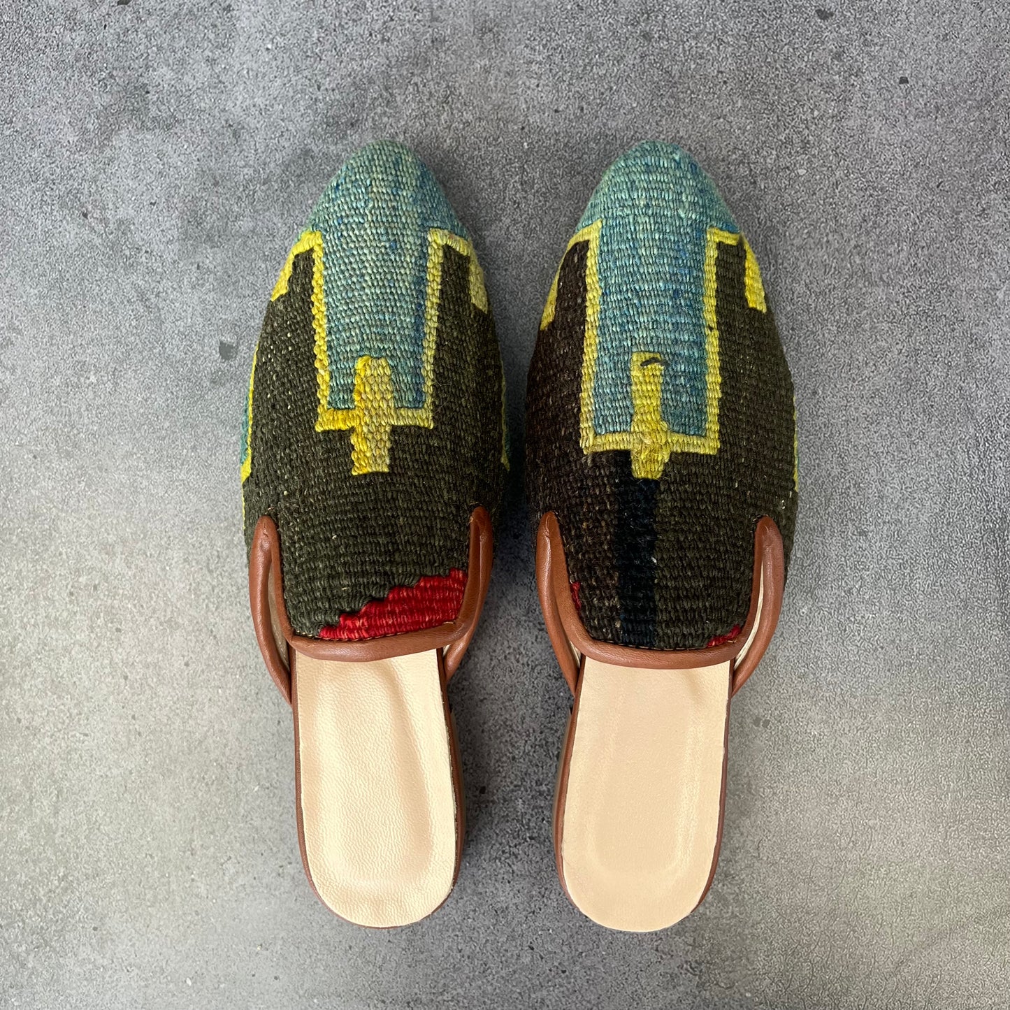 Babucha kelim 40 verde