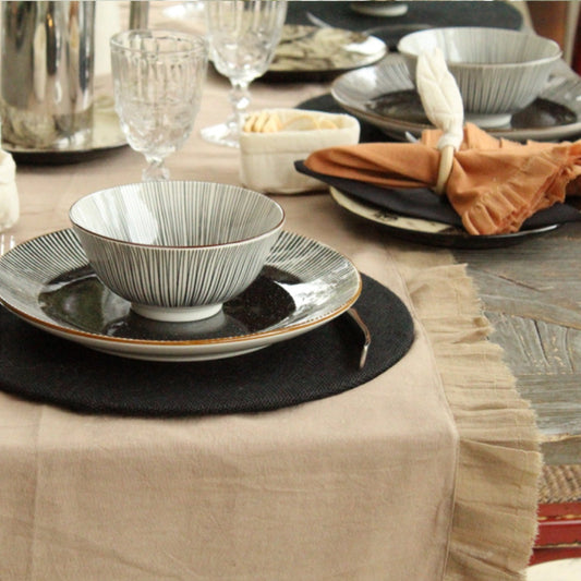 Camino de mesa vuelos caqui 1,5 mts