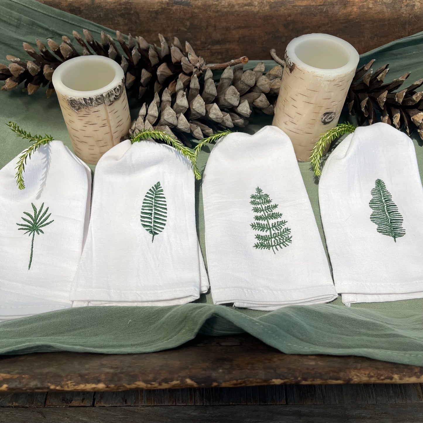 Set 4 servilletas forest