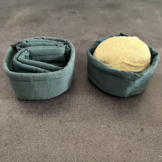 Set 4 paneras individuales azul