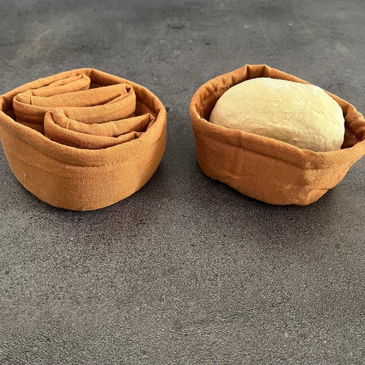 Set 4 paneras individuales canela