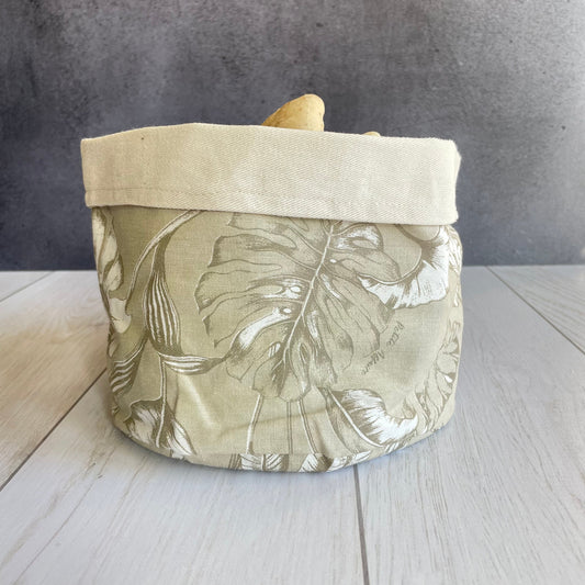 Panera estampada hojas