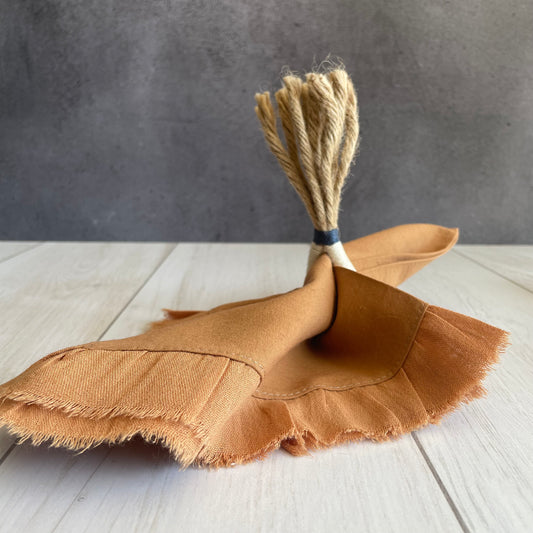 Set 4 servilletas vuelos canela