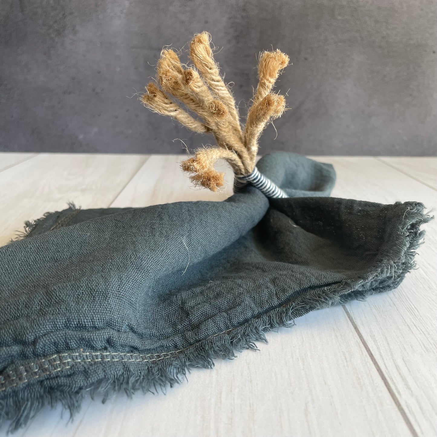 Servilleta de gasa azul