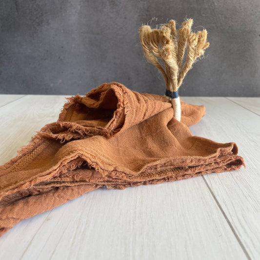 Servilleta de gasa cobre