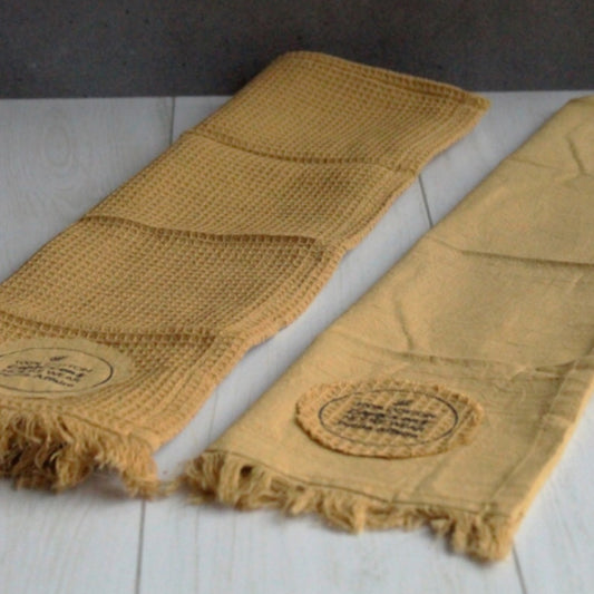 Paño de cocina mostaza