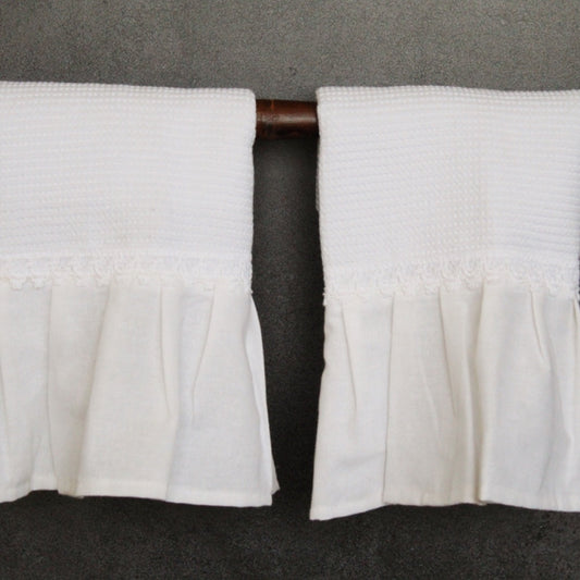 Set toallas de visitas vuelos blanca