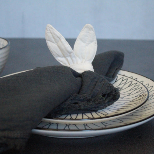 Set 4 servilleteros género blanco