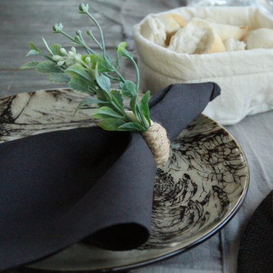 Set 4 servilleteros helechos