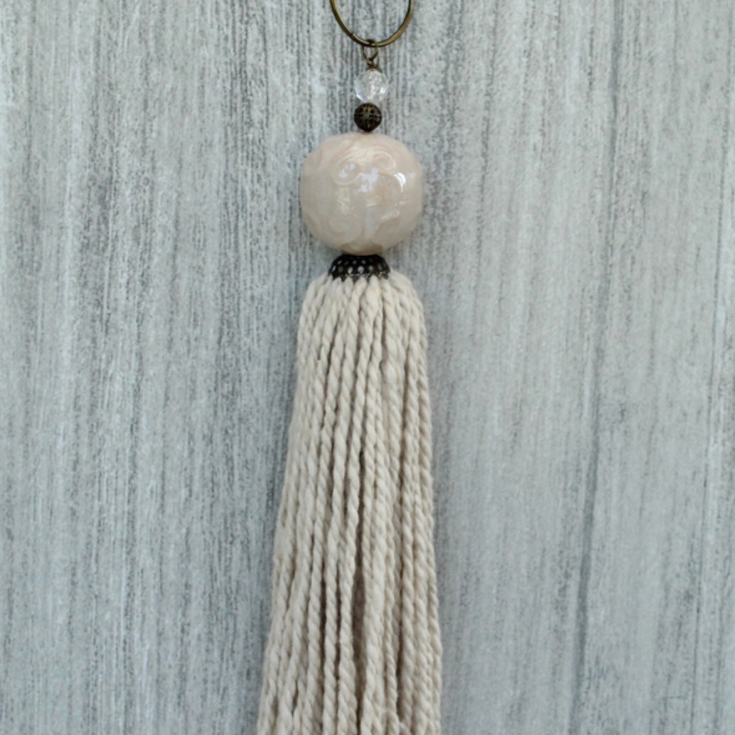 Borla esfera beige