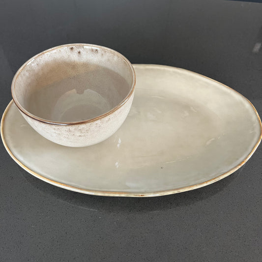 Set aperitivo beige