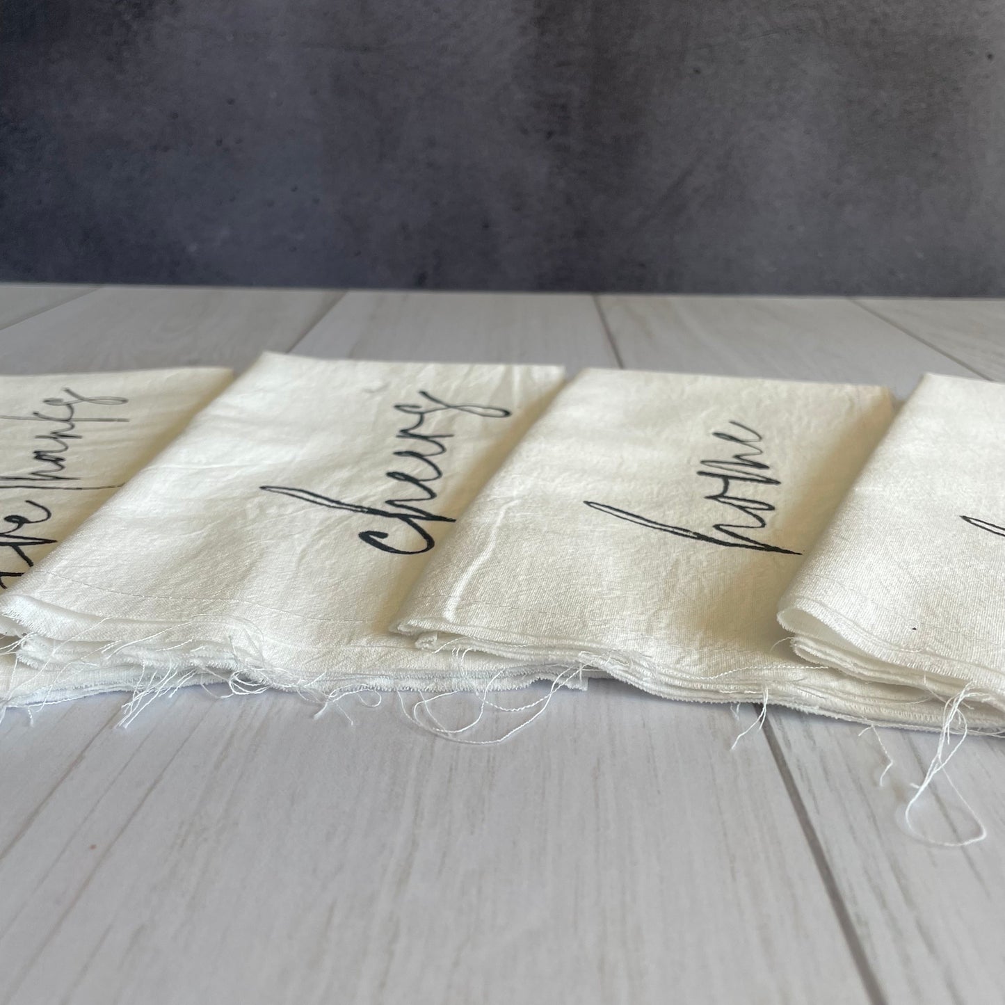 Set 4 servilletas estampadas
