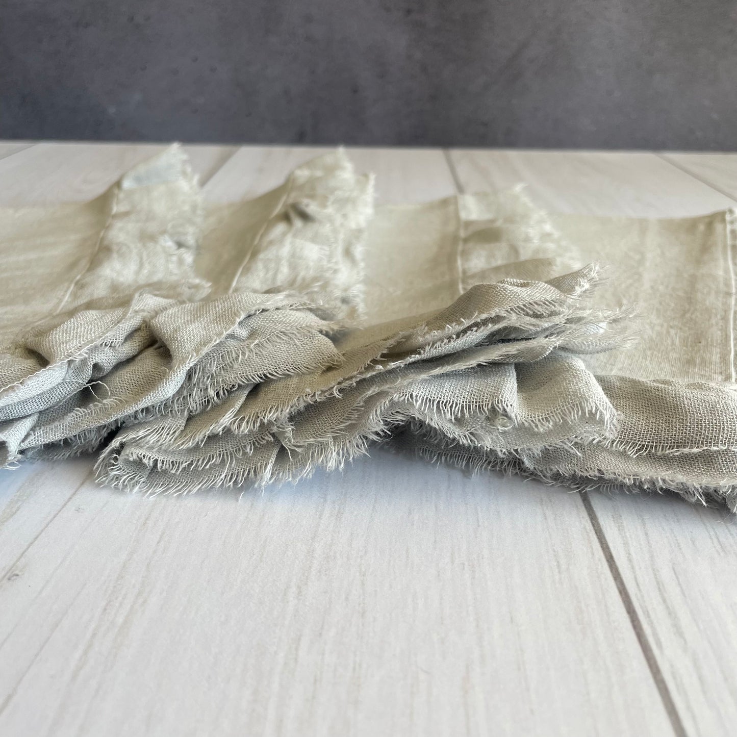 Set 4 servilletas vuelos gris cemento